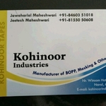 Business logo of Kohinoor industries