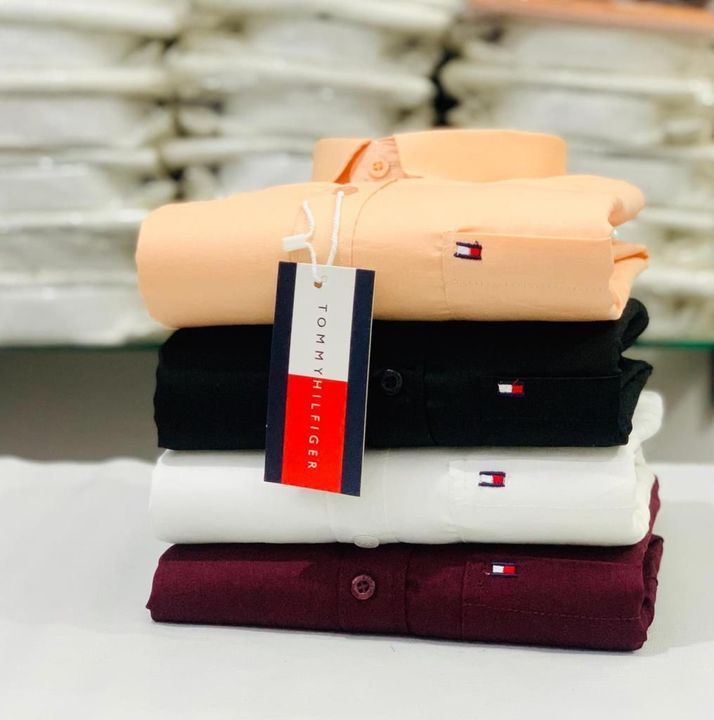 Post image *combo of 4 pcs*
*BRAND Tommy Hilfiger*
*STUFF COTTON*
*ASSURED QUALITY*
*Full sleeves shirt*
*plain Shirt*
*M L XL XXL*👈
*Regular Fit*
*💯%POSITIVE FEEDBACK*  *  4  shirt combo only 👇👇👇👇
*PRICE 1050 free shipping*
