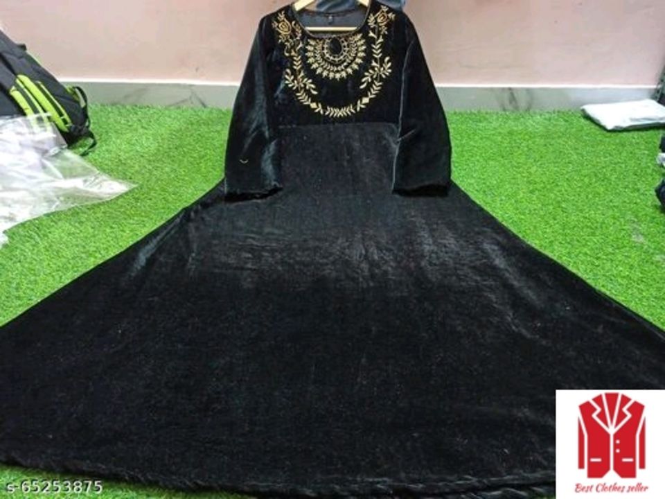 Velvet gown  uploaded by Alisha creation on 12/25/2021