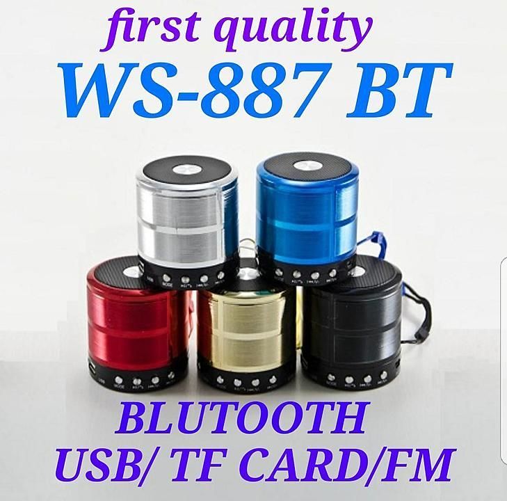 We 887 BT  mini speaker uploaded by business on 9/27/2020