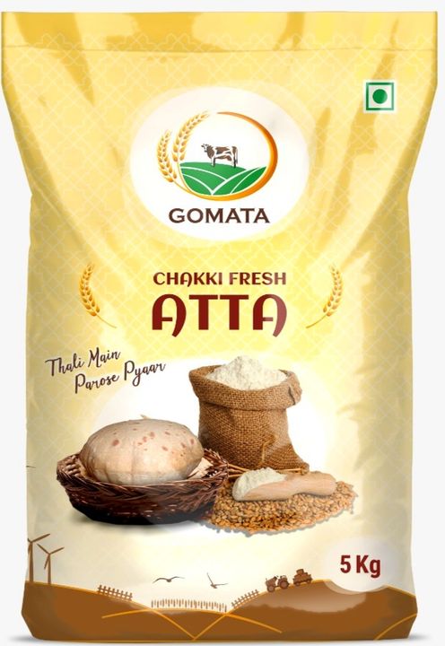 Gomata Chakki Fresh Atta 5kg uploaded by business on 12/25/2021