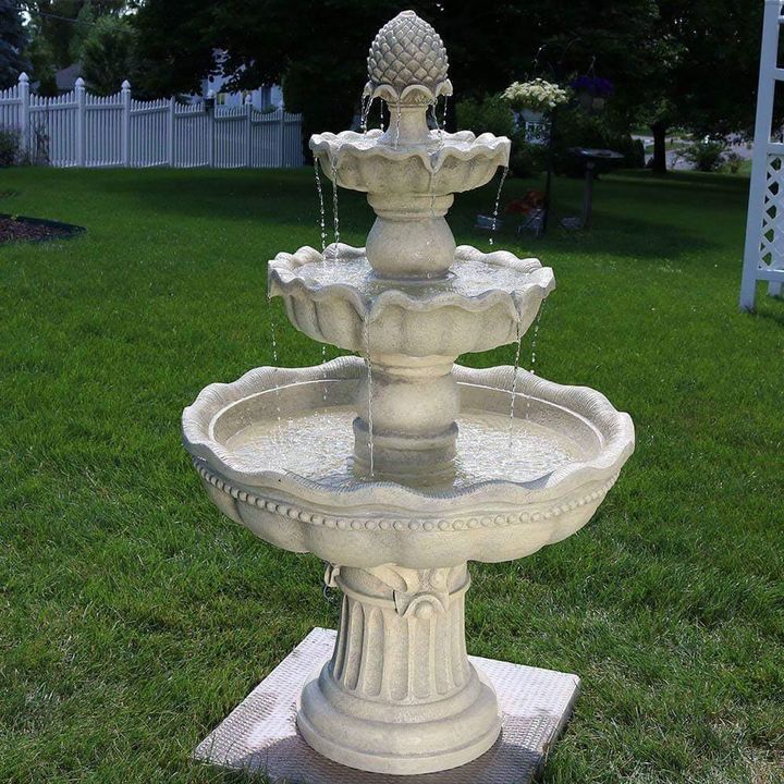 White fountain  uploaded by Marble handicrafts on 12/25/2021