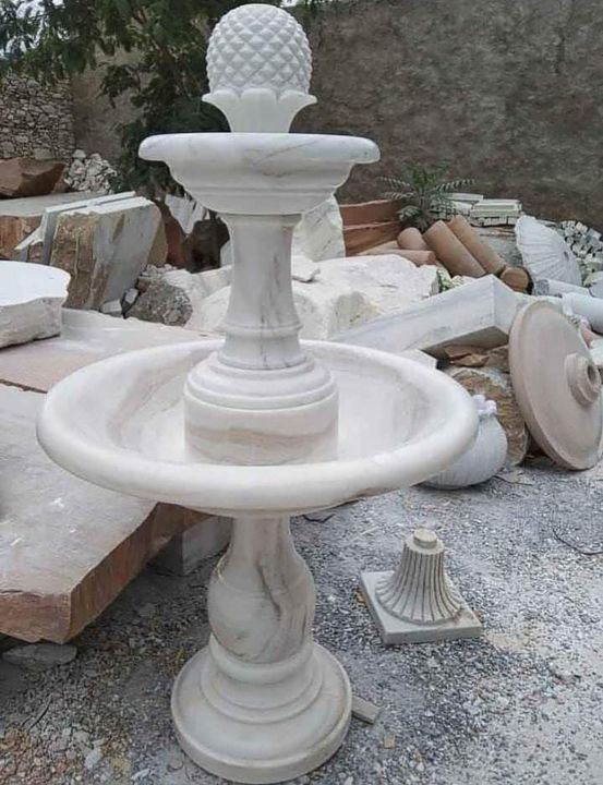 White marble fountain  uploaded by Marble handicrafts on 12/25/2021