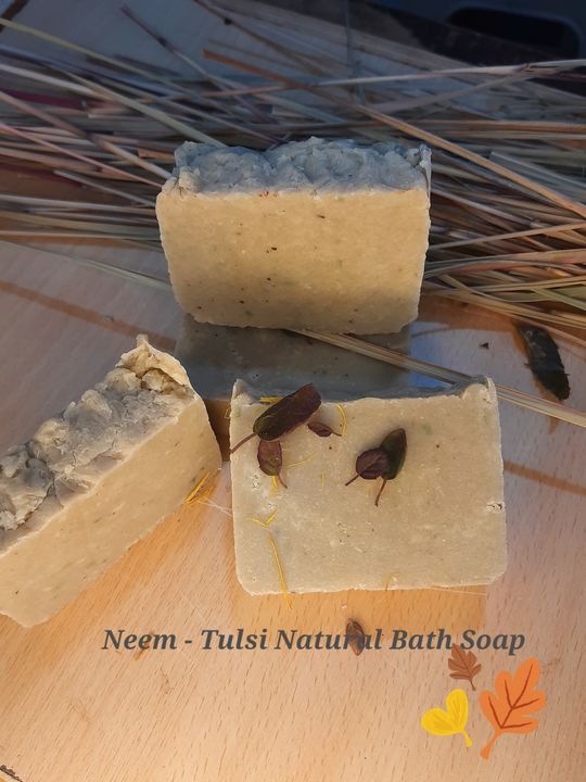 Neem Tulsa Bath Soap. (Natural)  uploaded by Geeta Organics on 12/26/2021