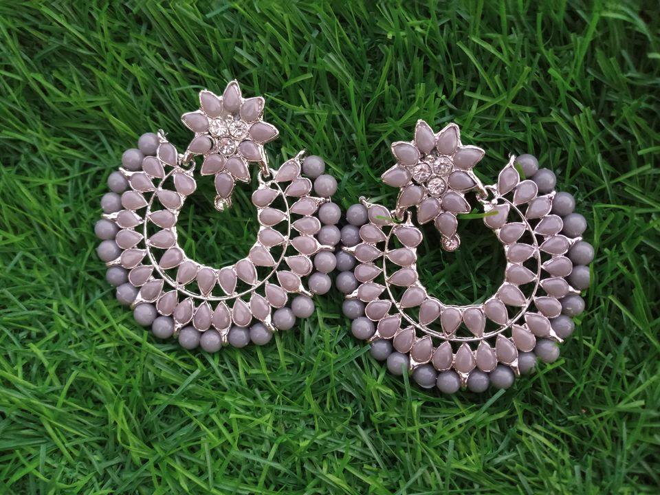Big size kundan Earrings uploaded by Shreesaienterprises on 12/26/2021