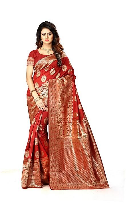 Harvi  jaqcurd. Women  wowen saree uploaded by business on 9/27/2020