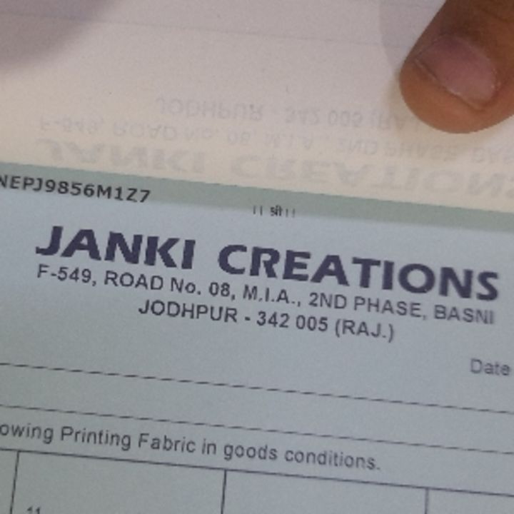 Post image JANKI CREATION has updated their profile picture.