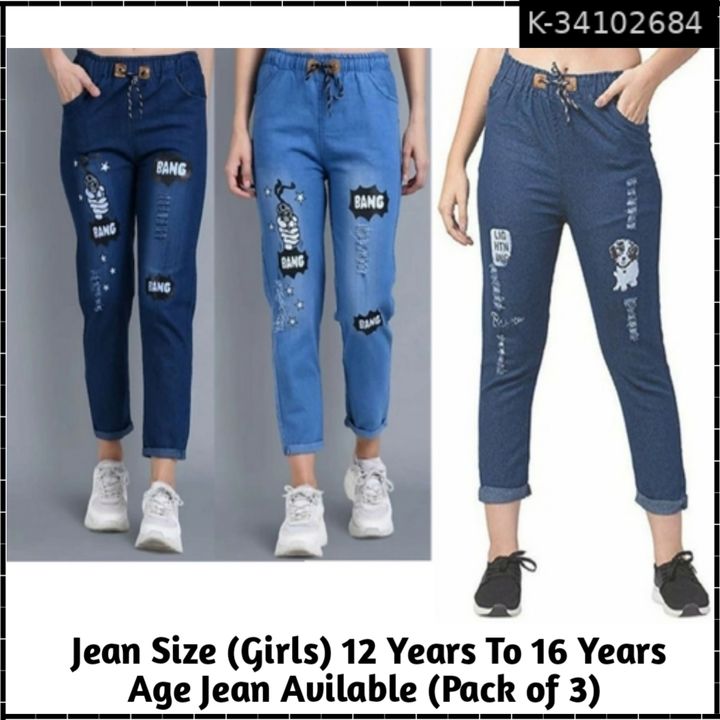 High Demand || Girl and Women Jean uploaded by Online Shopping in India on 12/26/2021