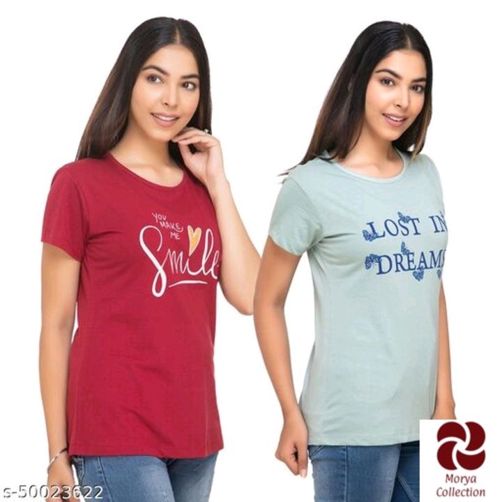 Women t shart uploaded by Morya collection on 12/26/2021