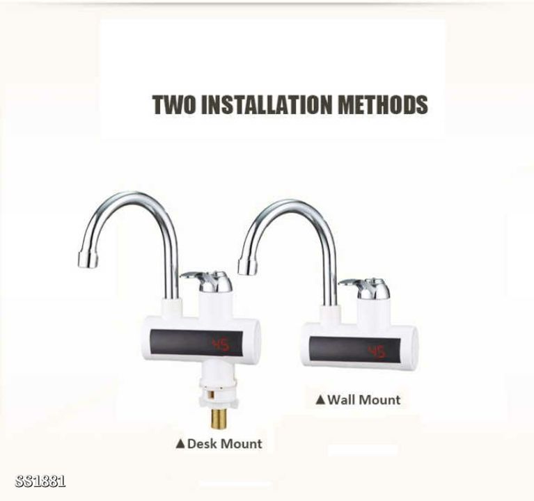 
Catalog Name: Instant Water heater Faucet with LED Display home and Kitchen uploaded by BrandBazzaar on 12/26/2021