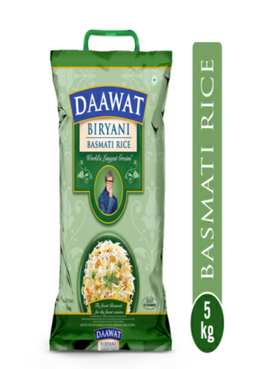 Daawat Biryani Basmati Rice (5Kg) uploaded by DPL Wholesale on 12/26/2021