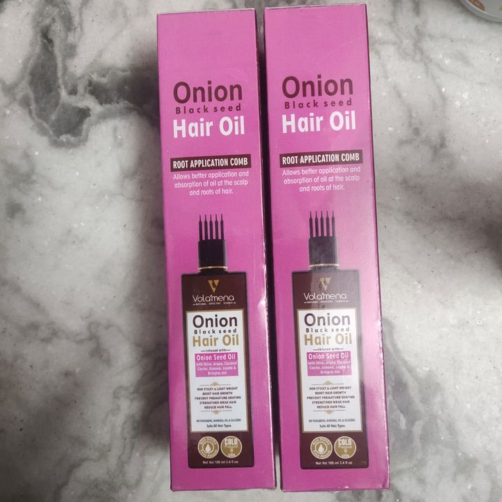Onion Black Seeds Hair oil uploaded by Vrinda COSMETICS and Fragrances on 12/26/2021