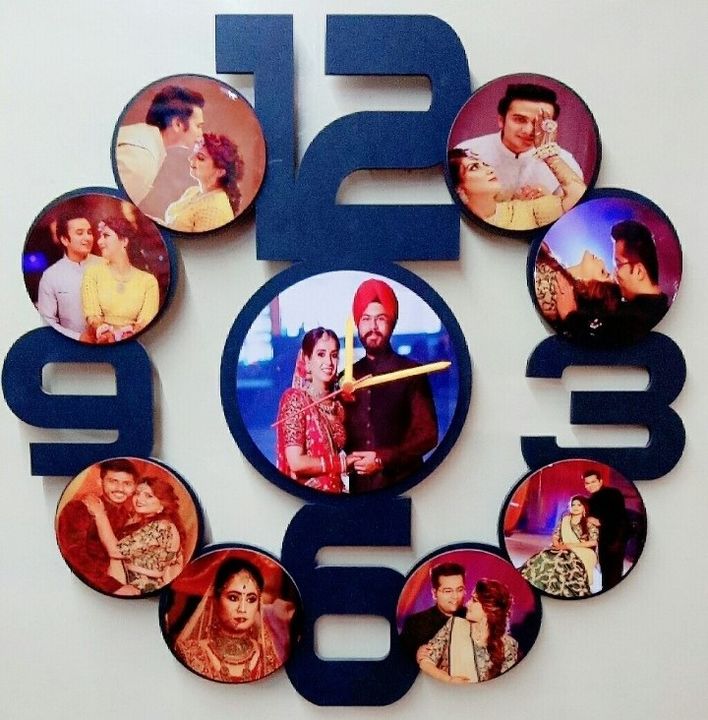 MDF Photo Clock  uploaded by WARSI COLLECTION on 12/26/2021