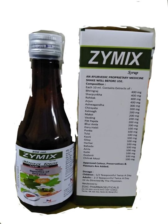 Zymix uploaded by Nubiotic pharmaceuticals pvt ltd on 12/26/2021