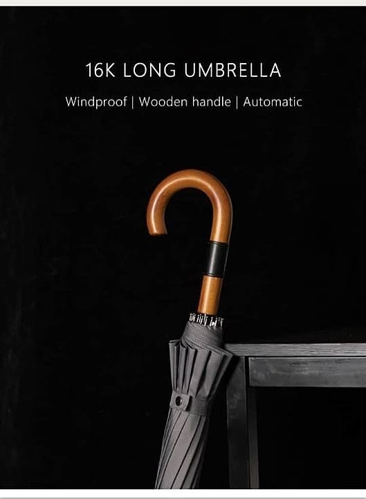 Premium Umbrella with wooden handle by Classic Umbrella uploaded by Classic International  on 9/27/2020