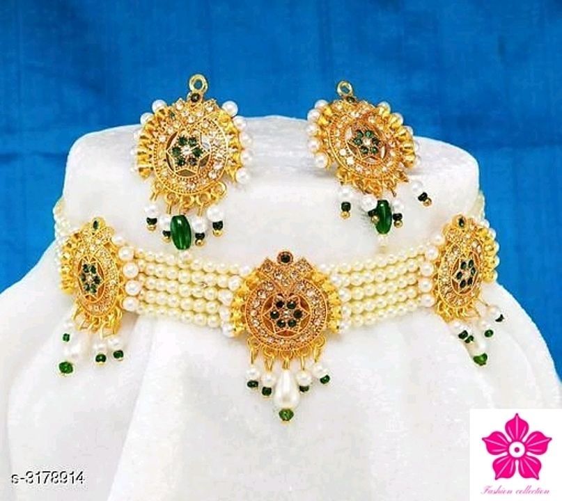 Gold plated jewelry set uploaded by Fashion collection on 9/27/2020