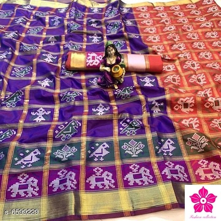 Beautiful silk saree uploaded by Fashion collection on 9/27/2020