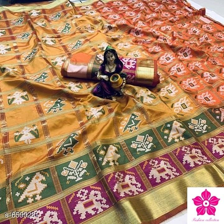 Beautiful silk saree uploaded by Fashion collection on 9/27/2020