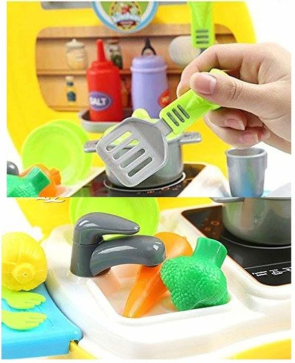 Kitchen Play Set Non Toxic Plastic Unbreakable Toys for Girls with Suitcase Carry Case for Kids
 uploaded by Retail on 12/27/2021