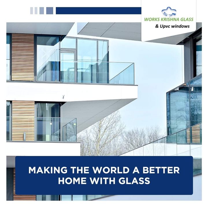 Post image Works Krishna Glass, Aluminium &amp; Upvc Windowworks bring a new definition of style with their craftsmanship and glasswork. The definition of beauty with every glass stair railings as one can see. We work for your dream place and ensure you get the best of our work. For any inquiries, call ☎️ us @+91-7042190517#Workskrishnaglass#SwitchForBetter