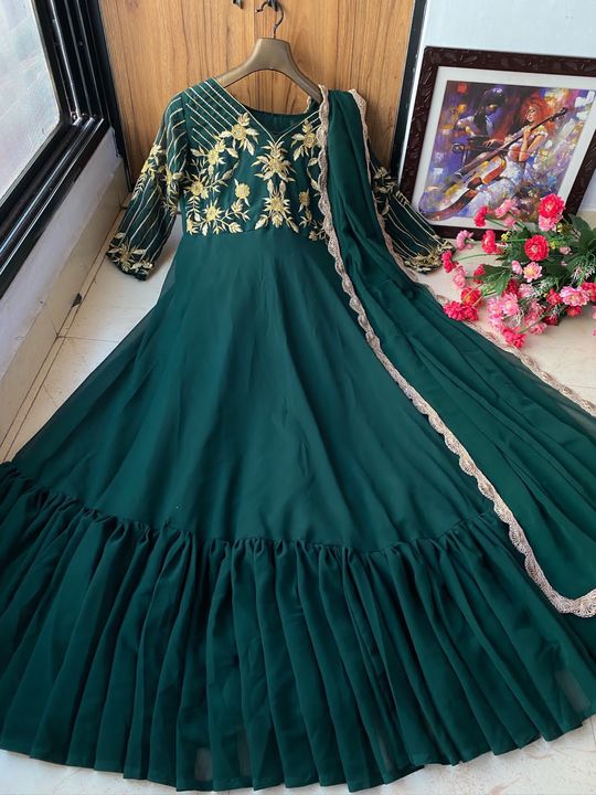 ANARKALI GOWN uploaded by sangeetha on 12/27/2021