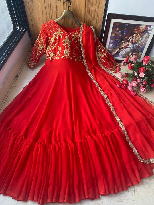 ANARKALI GOWN uploaded by sangeetha on 12/27/2021