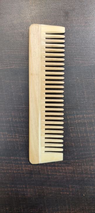 Neem wood hair comb uploaded by business on 12/27/2021
