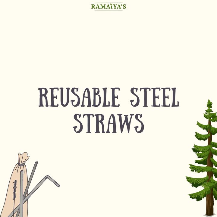 Stainless steel straw uploaded by Ramaiya's on 12/27/2021