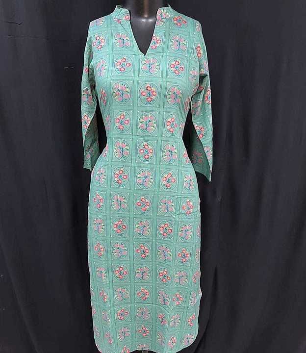 Rayon print kurtis uploaded by business on 9/27/2020