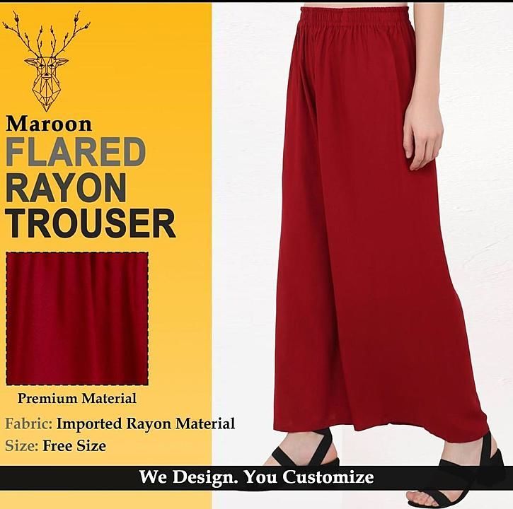 Rayon trousers uploaded by business on 9/27/2020