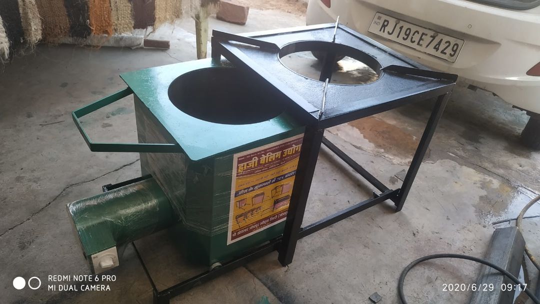 16 inches burner biomass Wood stove uploaded by Haji Belim Udyog on 12/27/2021