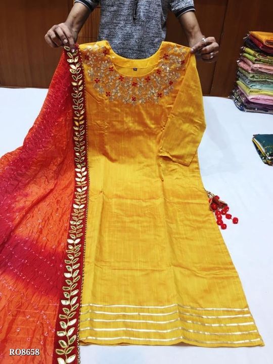 Kurti with dupatta uploaded by business on 12/27/2021