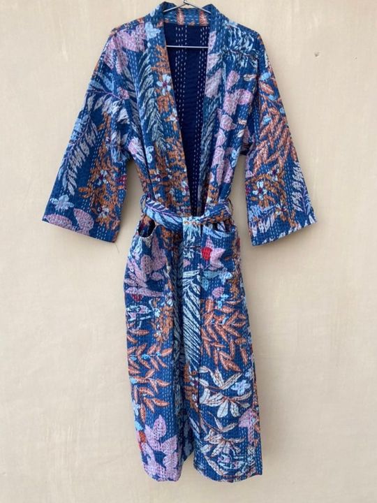 Kantha Kimono Dress uploaded by Vastra Handicrafts on 12/28/2021
