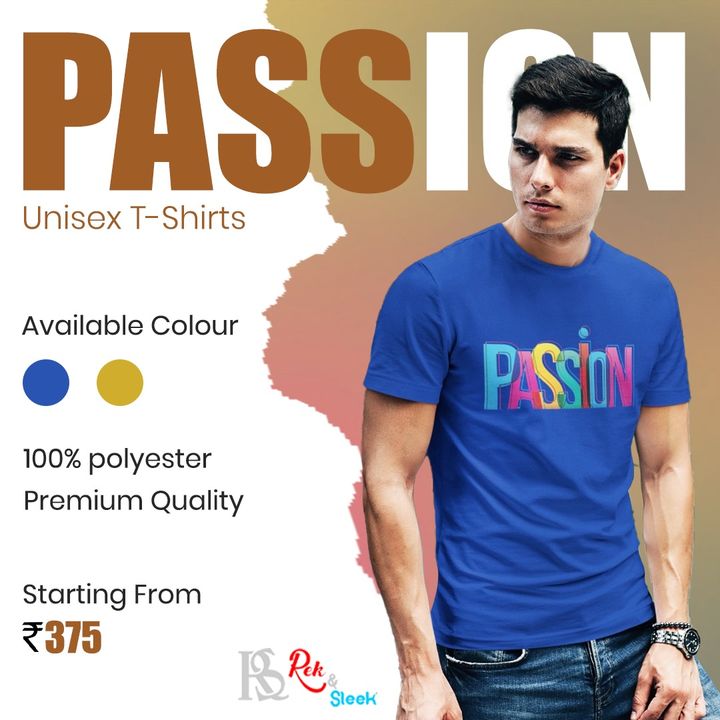 Passion unisex T shirt uploaded by Rek & Sleek on 12/28/2021