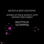 Business logo of Mickey and mini creations