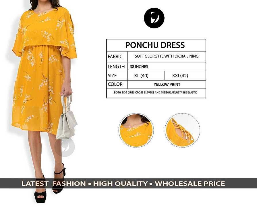 Ponchu dress uploaded by business on 9/27/2020