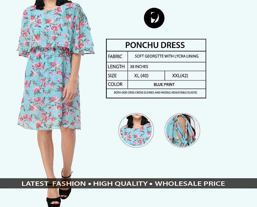 Ponchu dress uploaded by A2 Creations on 9/27/2020
