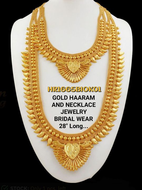 Gold haar combo bridal collection uploaded by  KFashion Forming Jewellery on 12/28/2021