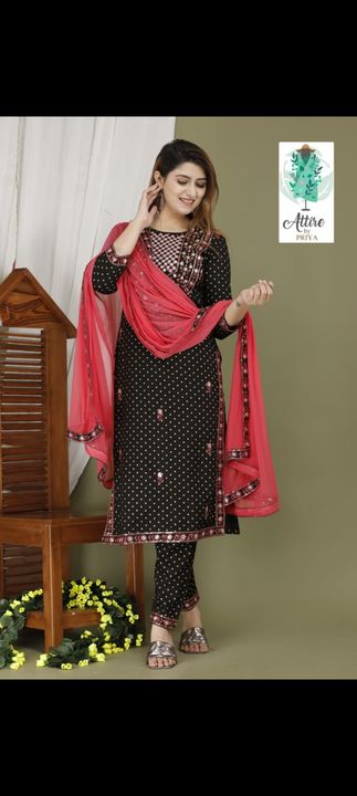 Kurti 3pc uploaded by F- Store on 12/28/2021