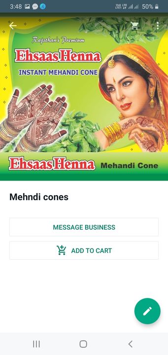 Product uploaded by EHSAAS HENNA on 12/28/2021