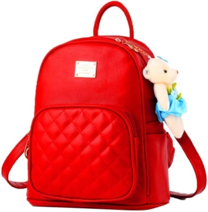 Post image New Eva mini teddy Backpack
Bag Capacity: 10 L
Color: Black, Blue, Pink, Red, White
Backpack
rexine
For Women
Number of Compartments: 1
14 Days Return Policy, No questions asked.Price -200