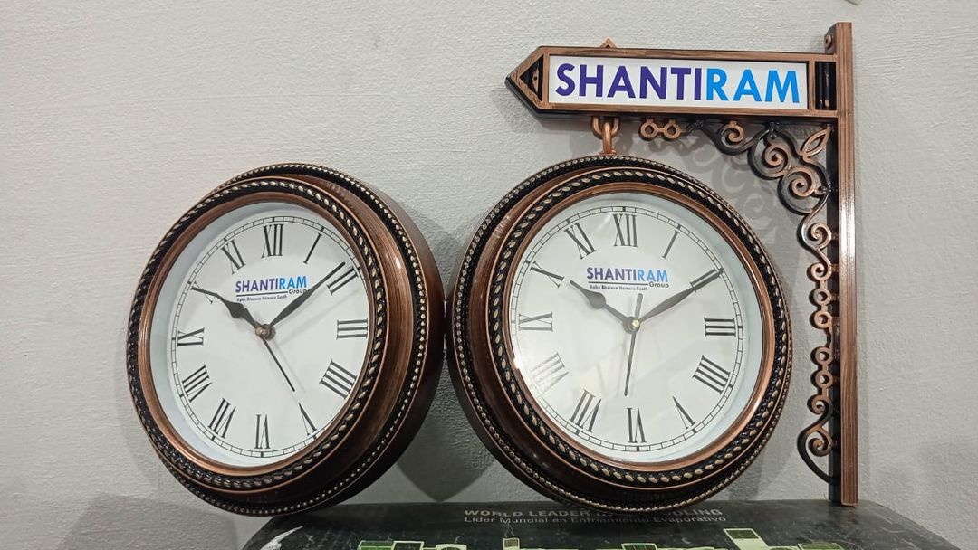 Wall clock, with 1 year warranty  uploaded by Shantiram Infotech Private Limited on 12/28/2021
