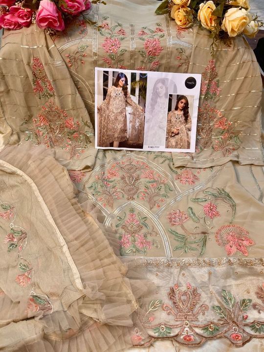 Post image Hii, GS TRADERS here, We are manufacturer and wholesaler of  Sarees Suits Lehanga Choli Anarkali suits  Kurtis Pakistani suits  WhatsApp on 9465617389 or 9781728266 or  7696329466  For daily updates Or send ur whatsapp number