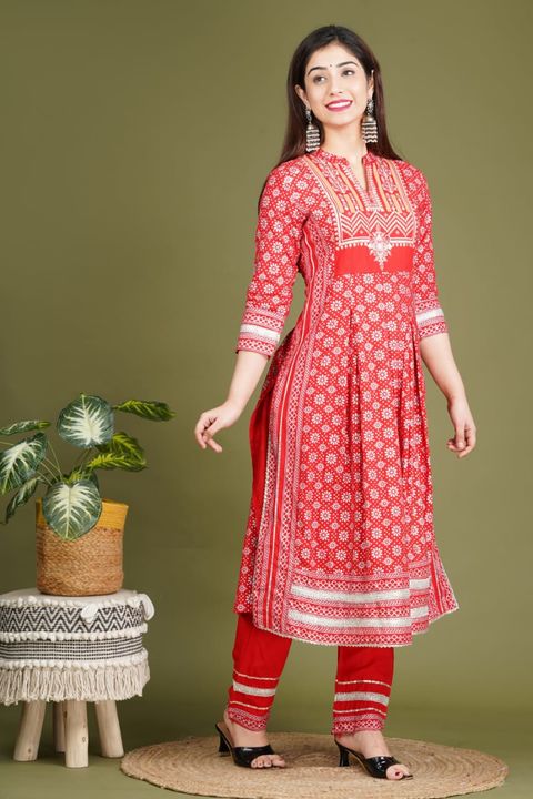 Kurti with pant  uploaded by business on 12/28/2021