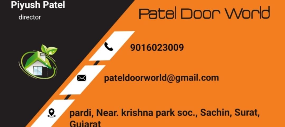 Visiting card store images of Patel Enterprise