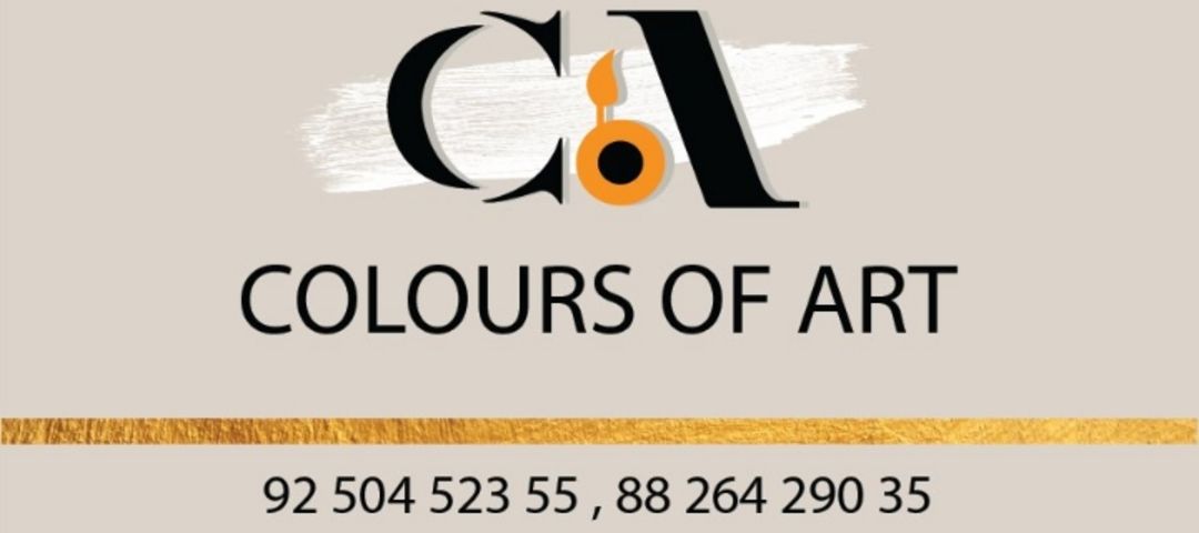 Visiting card store images of Colour's of art