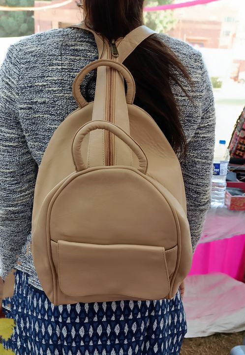 Leather Backpack female uploaded by Mojari the juti store on 12/29/2021