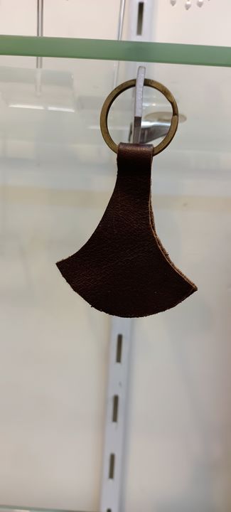 Leather keychain uploaded by business on 12/29/2021