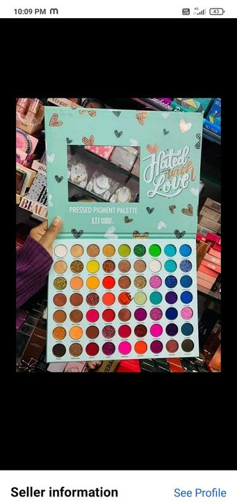 Hated with love eye shadow palette uploaded by business on 12/29/2021