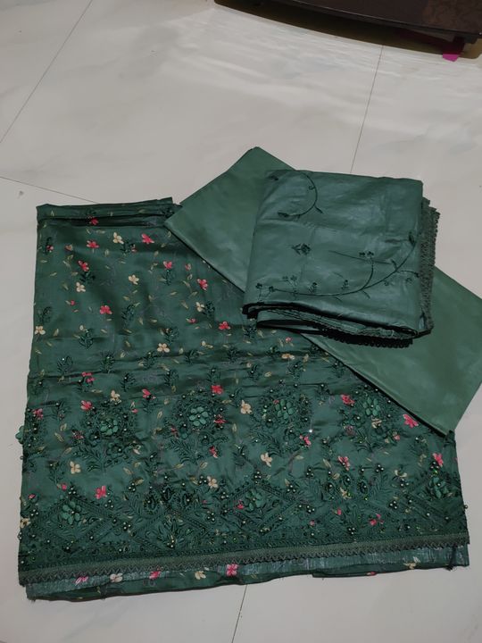 Cotton embroidery dress material uploaded by Creative amrut on 12/29/2021